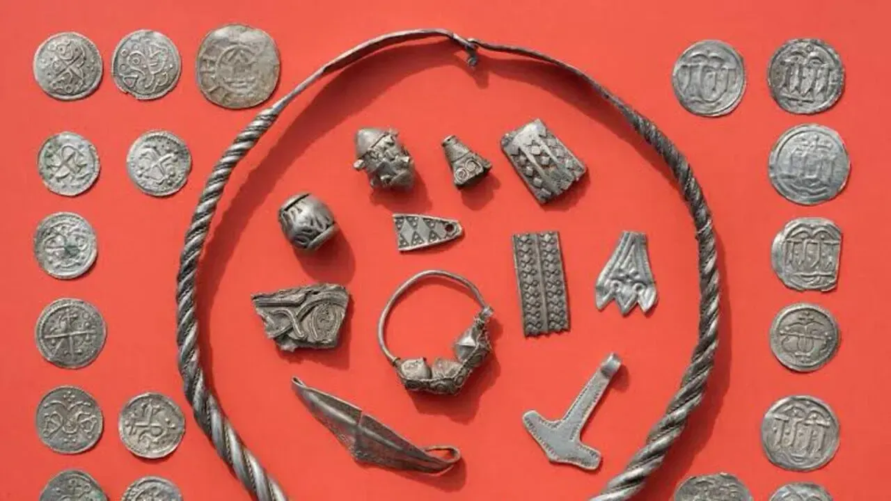 کشف شگفت انگیز گنج وایکینگی هنگام باغبانی در حیاط خانه