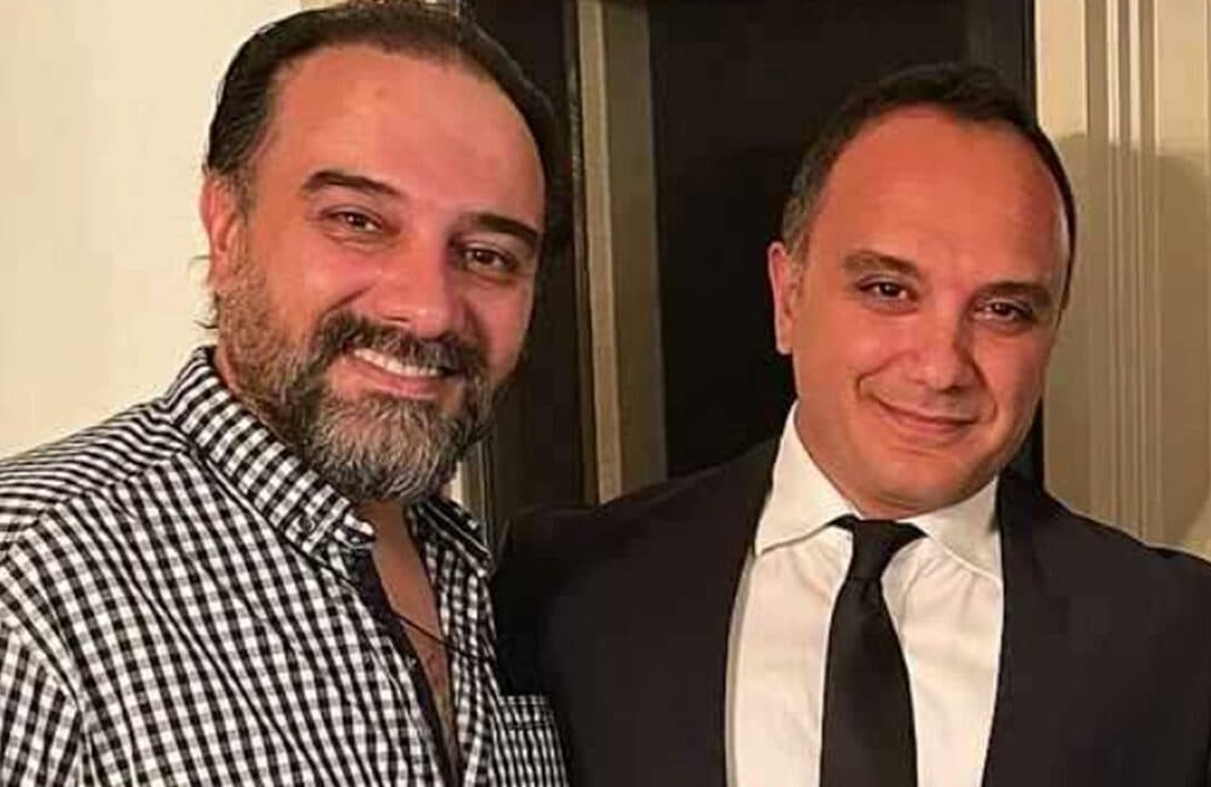 عکس شرم آور احسان کرمی و برزو ارجمند با همسرانشان ! / غم مردم بهانه بود !