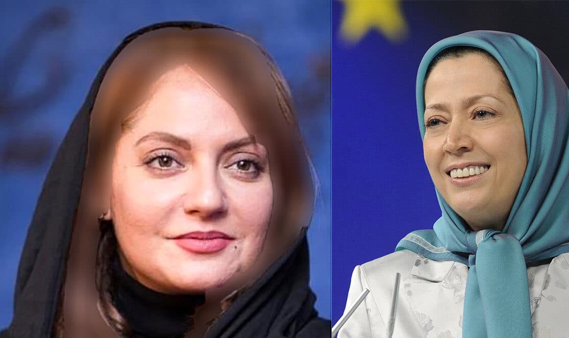 حمله پدر شوهر مهناز افشار به او / مهناز افشار مثل مریم رجوی زیبا عمل می کند !