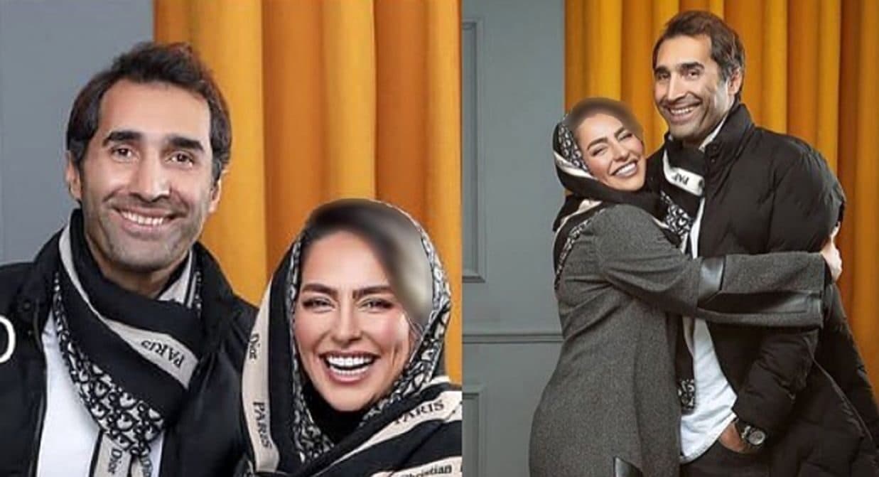 استایل شیک سمانه پاکدل و همسرش هادی کاظمی