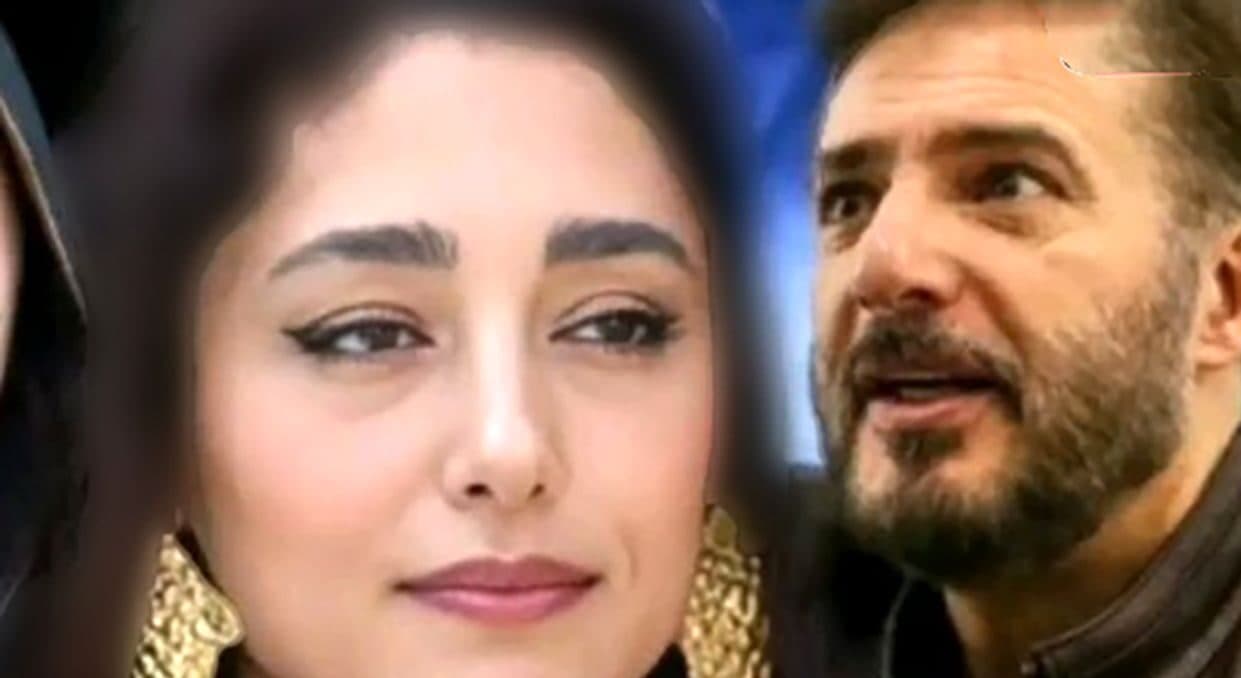 فیلم عکس های لختی گلشیفته فراهانی و اظهار نظر سید جواد هاشمی ! / چشمهایش را ندیدید !