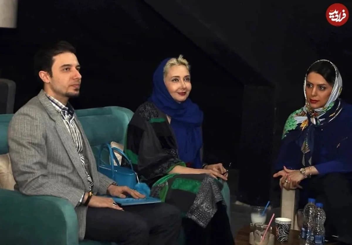 ورود جنجالی «زلیخا» با پسرش به جشن تولد محمدعلی کشاورز!