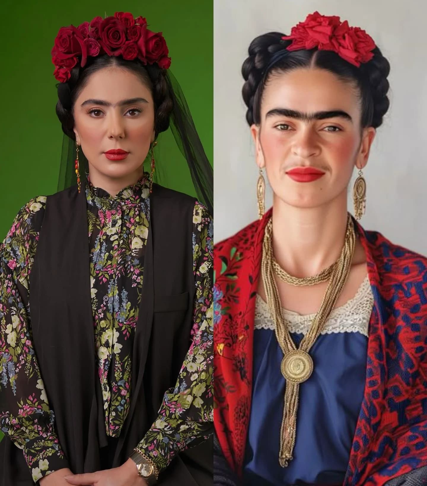 سورپرایز مرجان «نون خ» با چهرهای کاملاً متفاوت؛ آیا شباهتش به فریدا تصادفی است؟! 😱
